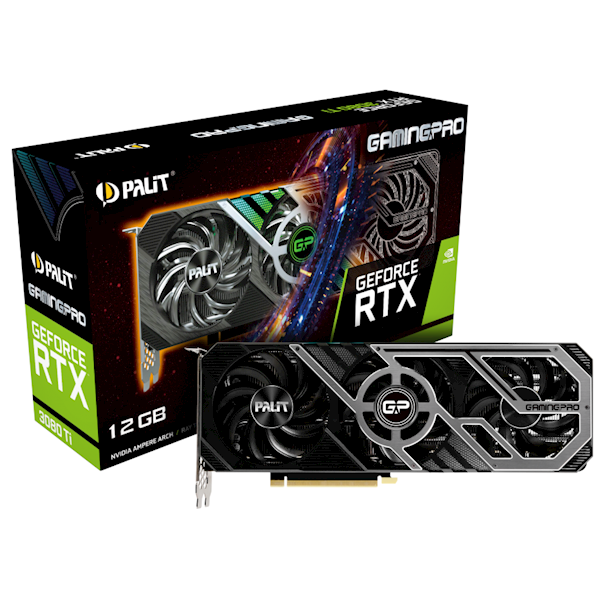 ვიდეო დაფა Palit GeForce RTX 3080 Ti GamingPro 12GB GDDR6X 384bit 3-DP HDMI