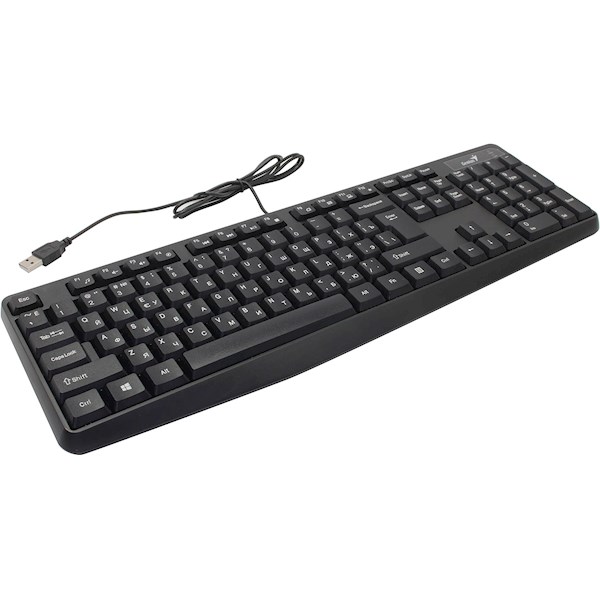 კლავიატურა Genius KB-117, USB, Wired Keyboard, Black (4)