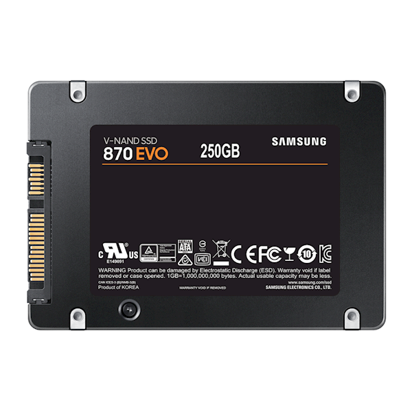 მყარი დისკი Samsung MZ-77E250BW SSD 870 EVO 250GB SATA III 2,5 1