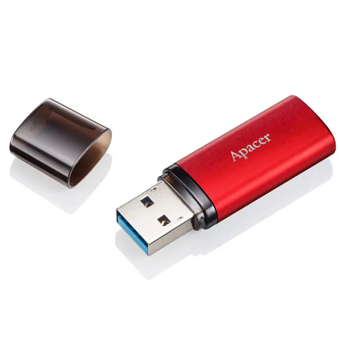 - ფლეშ მეხსიერება AP64GAH25BR-1 Apacer 64GB USB 3.1 Type-A AH25B Red