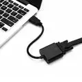 გადამყვანი S-PC-0336 20cm HDMI 19 Pin Male to VGA Female Cable Adapter(Black)