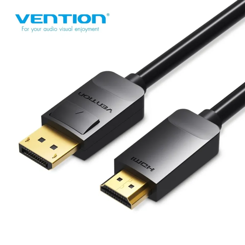 კაბელი (HDMI Male To Display Port 3m) VENTION HADBH DP to HDMI cable 2M Black