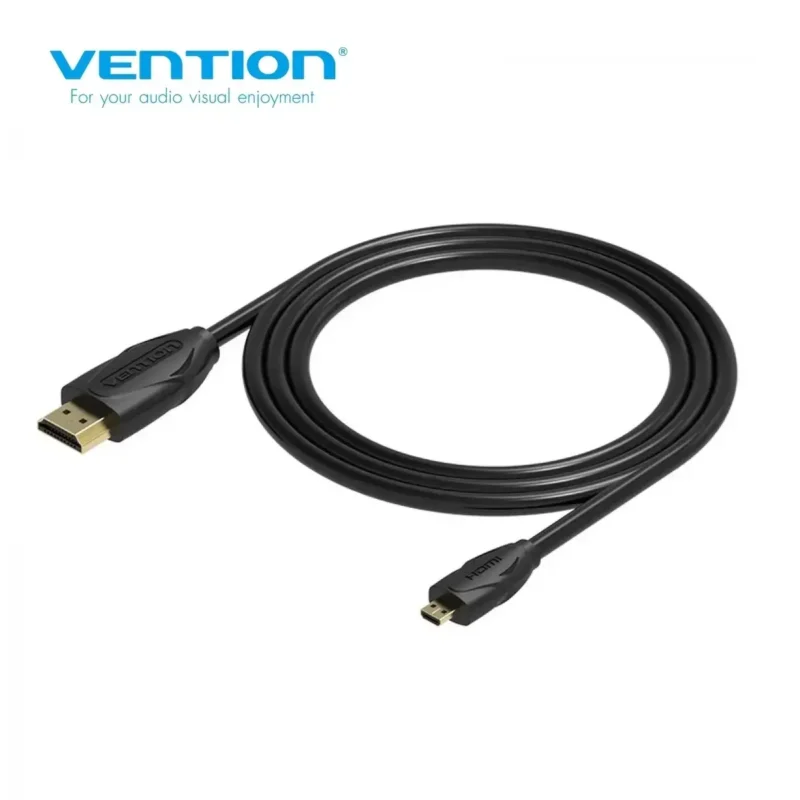 HDMI კაბელი VENTION VAA-D03-B100 Micro HDMI Cable 1M Black