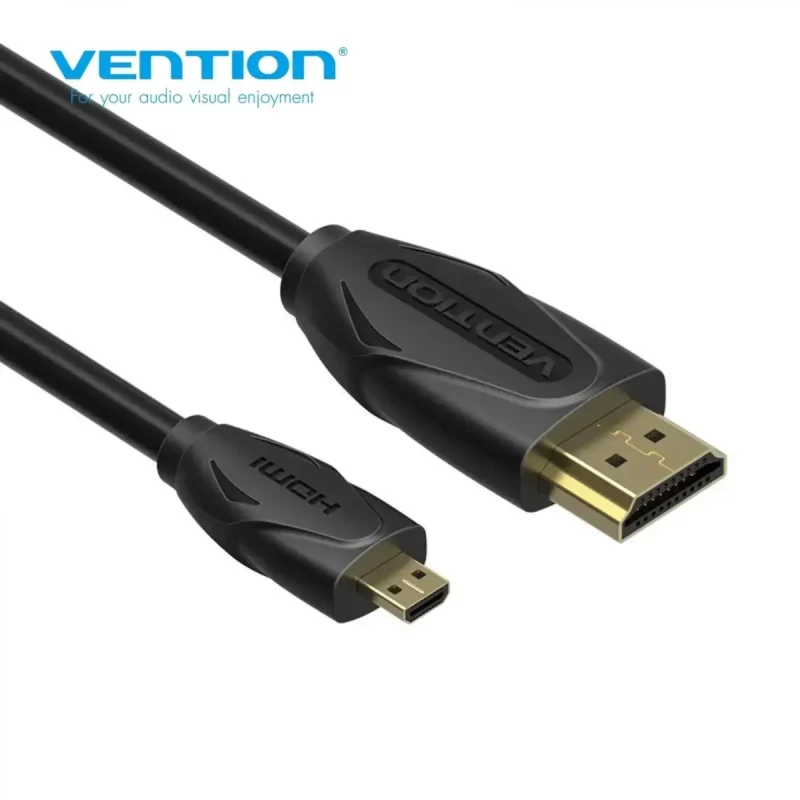 HDMI კაბელი VENTION VAA-D03-B100 Micro HDMI Cable 1M Black