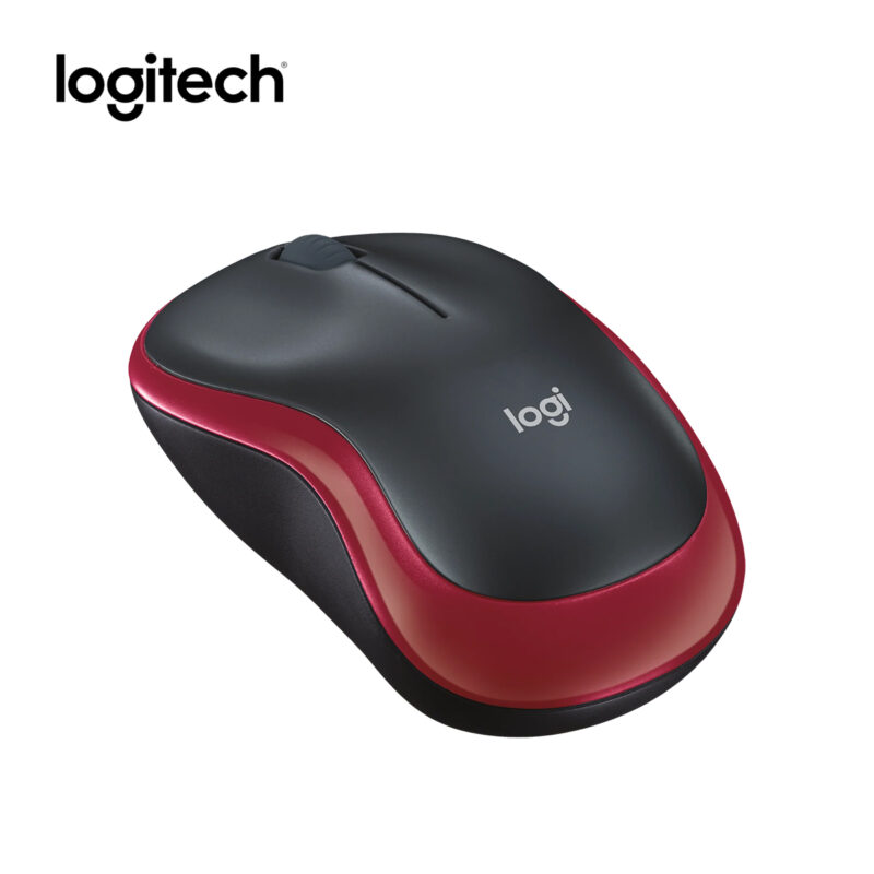 მაუსი უსადენო LOGITECH L910-002240 M185 Wireless Mouse - RED - EER2