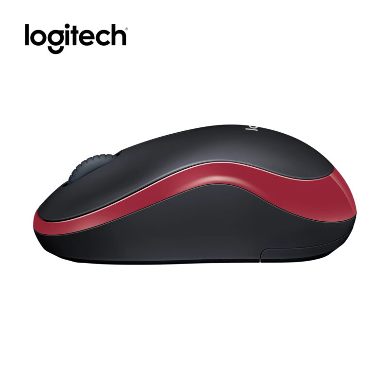 მაუსი უსადენო LOGITECH L910-002240 M185 Wireless Mouse - RED - EER2