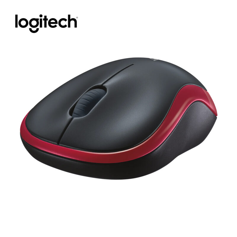 მაუსი უსადენო LOGITECH L910-002240 M185 Wireless Mouse - RED - EER2
