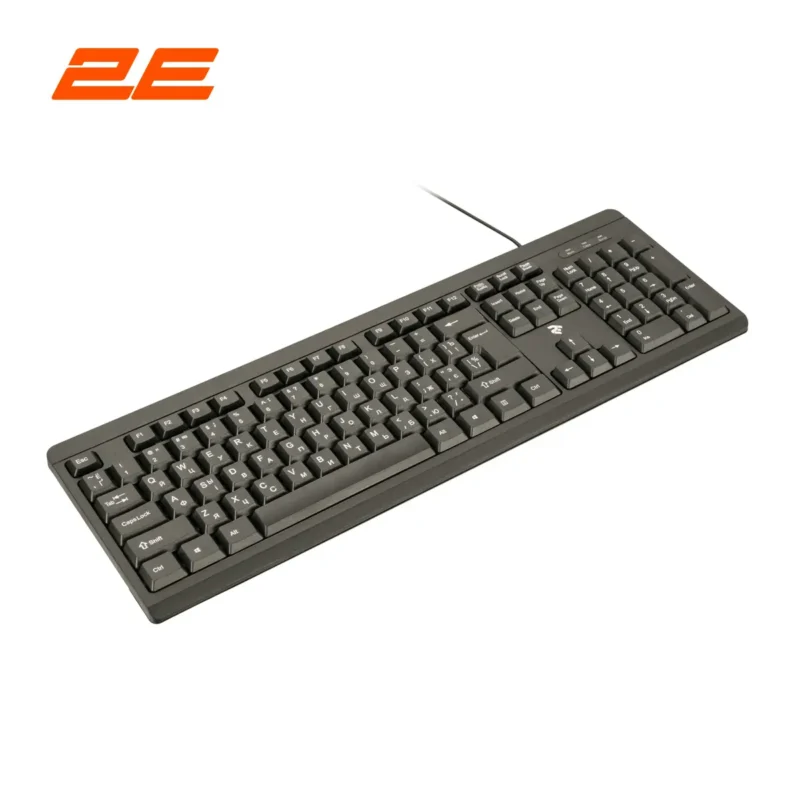 კლავიატურა/მაუსი 2E Combo keyboard and mouse MK401 USB-A, EN/UK, black