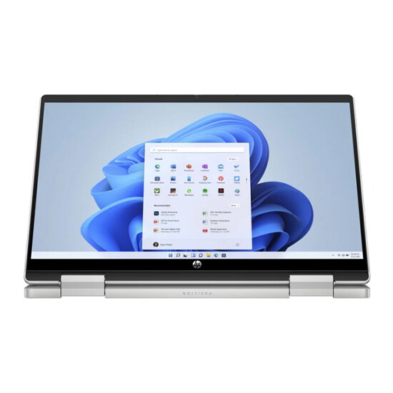 +HP Pavilion x360 / Intel Iris Xe / i5-1235U / 8GB / 256GB / 14 FHD / Natural Silver / FreeDOS 3.0