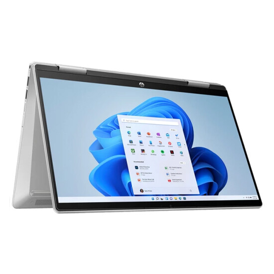 +HP Pavilion x360 / Intel Iris Xe / i5-1235U / 8GB / 256GB / 14 FHD / Natural Silver / FreeDOS 3.0