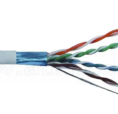 ქსელის კაბელი FTP 4x2 DORTLER CAT 5e F/UTP 24 AWG 100% Cu PE Gray Indoor