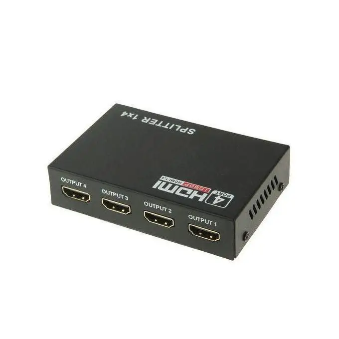 სპლიტერი Mini HD 1080P 1x4 HDMI V1.4 Splitter for HDTV / STB/ DVD / Projector / DVR S-HDMI-0560