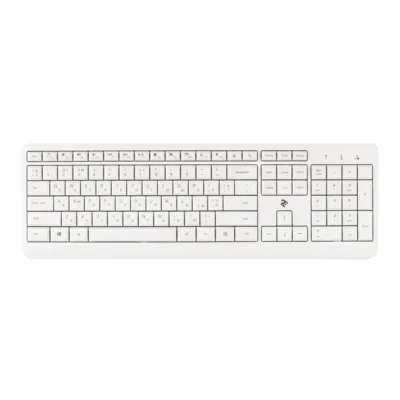 უსადენო კლავიატურა 2Е Keyboard KS220 WL White 2E-KS220WW