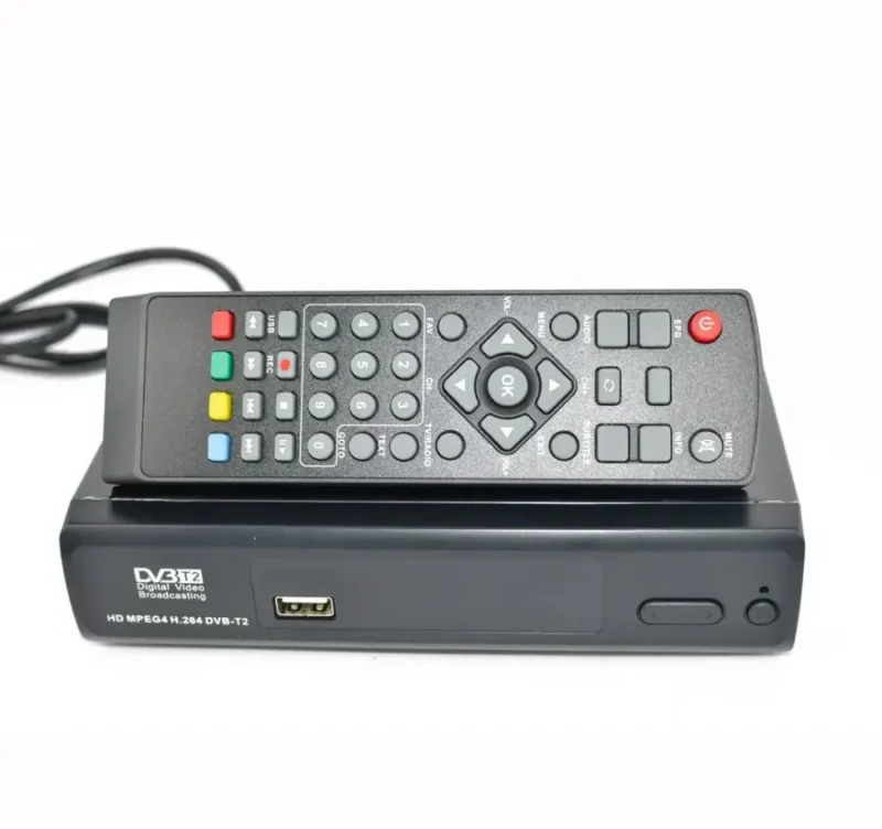 მიმღები რესივერ DVB S2 და DVBT2 ფუნქციით T2-7171 RECEIVER-