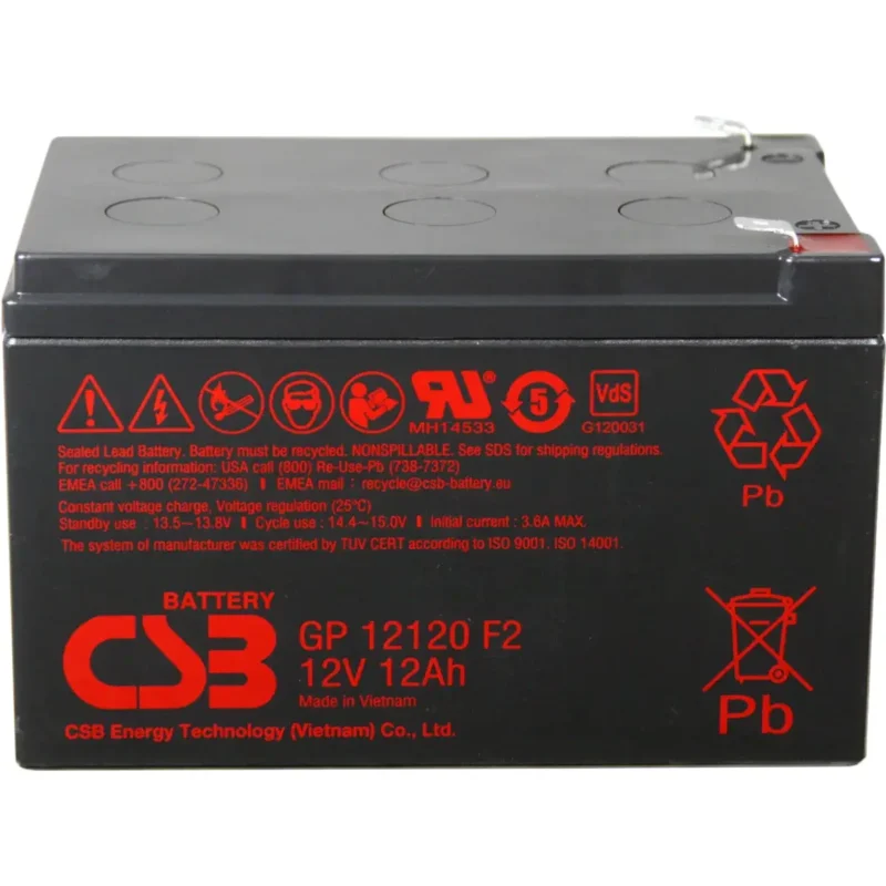 akumulator żelowy AGM CSB GP12120F2 12V 12Ah