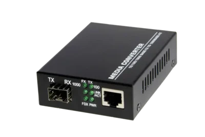 მედიაკონვერტორი SFP მოდულის მხარდაჭერით AT-950SFP-GE Media converter 1x10/100/1000Base-Tx to 1x1000Base SFP SM Slot (Price excluding SFP