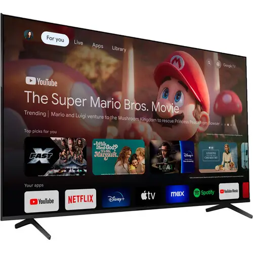 TV/ LED/ Sony/ TV 85"(216cm)/ Sony Bravia K-85S30 LED BRAVIA 3 | 4K HDR Processor X1™ | 4K Ultra HD | High Dynamic Range (HDR) | Smart TV (Google TV)