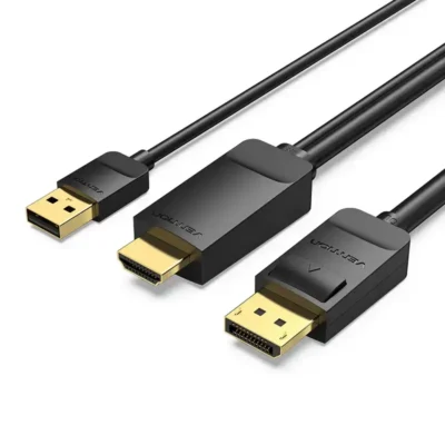 VENTION ABJBG HDMI-A Male to DP Male HD Cable 1.5M Black (HDMI to DP)