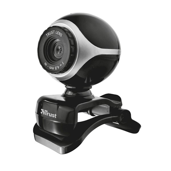 ვებ კამერა 17003 TRUST EXIS WEBCAM BLACK