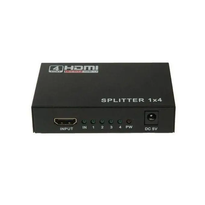 სპლიტერი Mini HD 1080P 1x4 HDMI V1.4 Splitter for HDTV / STB/ DVD / Projector / DVR S-HDMI-0560