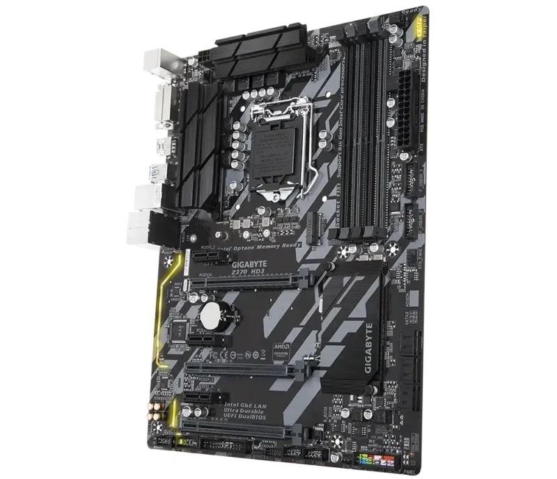 -დედა დაფა - Gigabayte Z370 HD3 , Socket 1155, DDR4