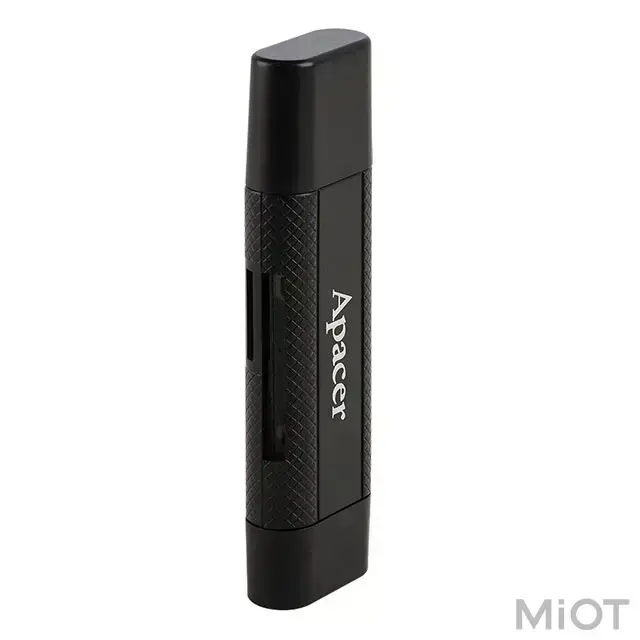 ბარათების წამკითხავი OTG Card Reader AM702 Black RP APAM702B-1