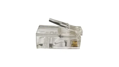 კონექტორი ; ქსელის კაბელის თავაკი ჯეკი cat5e UTP RJ45 connector 8P8c