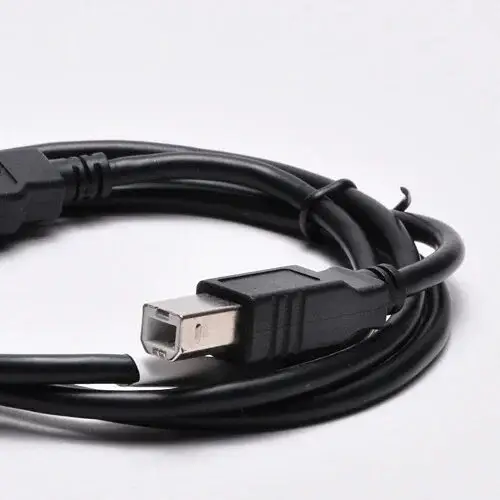 კაბელი პრინტერის KDUSB2002-1.8M, KINGDA, USB AM/BM,28AWG Copper+28AWG ,OD=4.5MM,PVC,Braiding 64X0.12AL,1 ferrite,1.8M