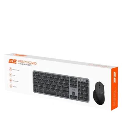 +2E Combo keyboard and mouse MK440 WL/BT, EN/UK, grey-black