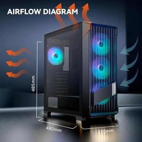 Raidmax Meshain ATX case X603 series X603LTBF