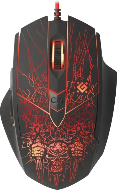-კომპლექტი (კლ.+მაუსი+მ.დასადები) Anger MKP-019 Gaming combo, Light,KB,Mouse,Mouse Pad (52019) DEFEND
