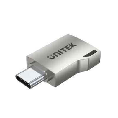 გადამყვანი A1025GNI,UNITEK USB-C 5Gbps Male To USB-A Female Adapter, Silver