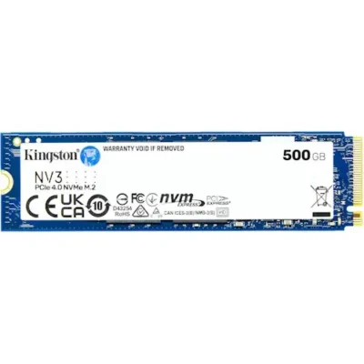 მტყარი დისკი SSD Kingston M.2 500GB PCIe 4.0 NV3 SNV3S/500G