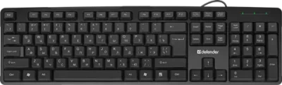 კლავიატურა Next HB-440 Wired keyboard, RU, black, full-sized (45440) DEFENDER 4714033454407