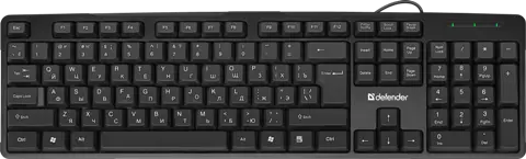 კლავიატურა Next HB-440 Wired keyboard, RU, black, full-sized (45440) DEFENDER 4714033454407
