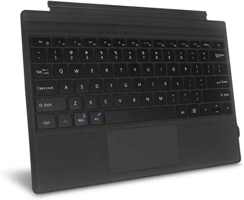Fintie Microsoft Surface Pro 2017 / Pro 4 / Pro 3 Type Cover, Ultra-Slim Portable Wireless Bluetooth Keyboard with Two-Button