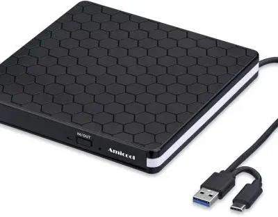 გარე ოპტიკური დისკის წამკითხველი Tishric External DVD-RW ECD829 USB3.0 + Type C