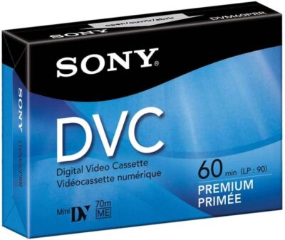 A.SONY MINI DV BLACK CASSETTE PROFESIONAL