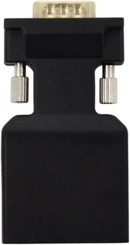 გადამყვანი S-PC-0389W Full HD 1080P HDMI to VGA and Audio Adapter for HDTV / Monitor / Projector(White
