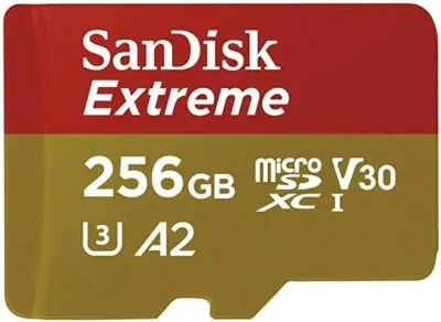 +ფლეშ მეხსიერების ბარათი AP256GMCSX10U8-R microSDXC UHS-I U3 V30 A2 256GB w/ 1 Adapter RP