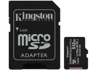 +ფლეშ მეხსიერების ბარათი AP512GMCSX10U8-R microSDXC UHS-I U3 V30 A2 512GB w/1 Adapter RP