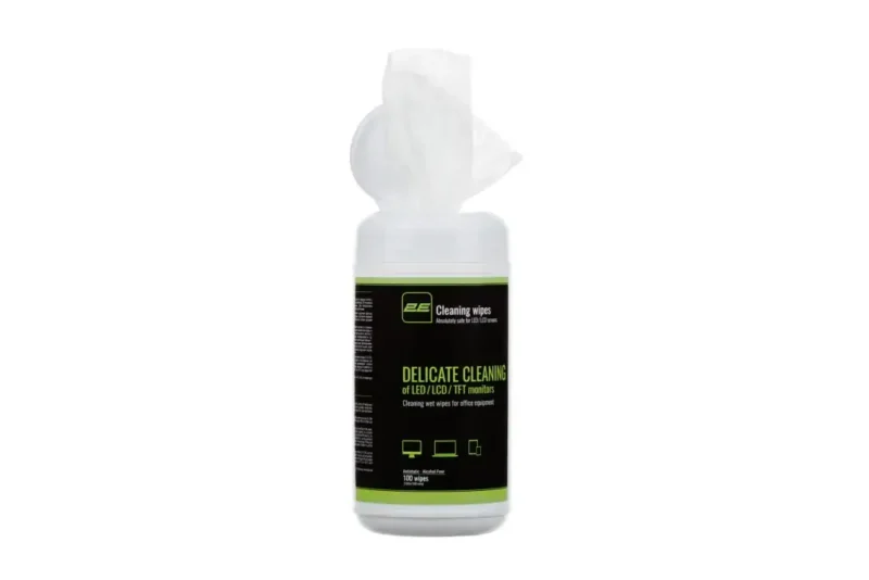 Wet wipes 2E for office equipment, 10х10cm, 100pcs