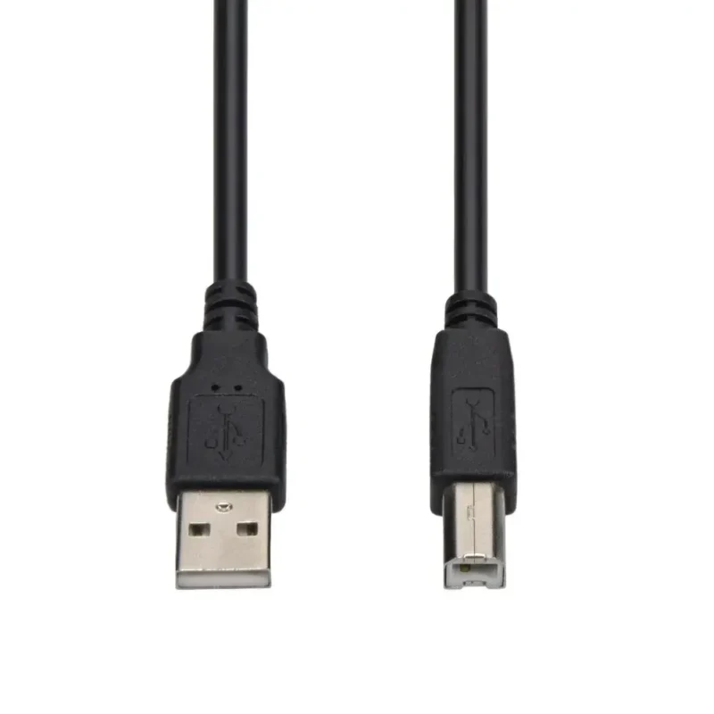 კაბელი პრინტერის KDUSB2002-1.8M, KINGDA, USB AM/BM,28AWG Copper+28AWG ,OD=4.5MM,PVC,Braiding 64X0.12AL,1 ferrite,1.8M