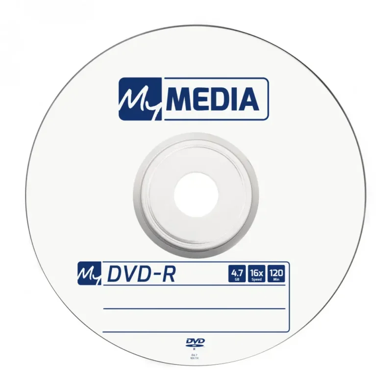 კომპაქტდისკი ცალი DVD-R 16x 4.7GB 50PK Wrap (69200/) My media
