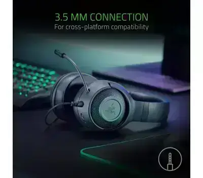 Razer Kraken X Ultralight Gaming Headset: 7.1 Surround Sound - Lightweight Aluminum Frame