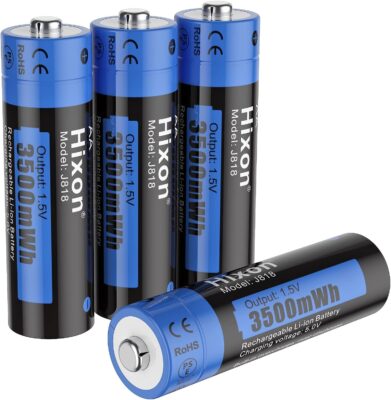 li-ion აკუმლატორი Hixon Batteries AA 1.5V Rechargeable AA Li-Ion 3500mWh