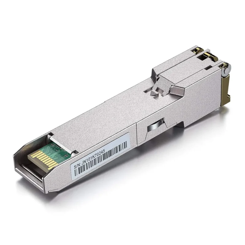 მოდული 10Gtek for Cisco Compatible GLC-T/ SFP-GE-T, Gigabit RJ45 Copper SFP, 1000Base-T Transceiver Module, Pack of 10