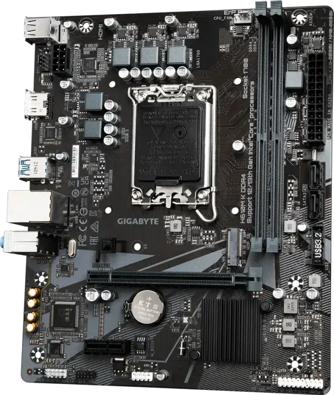 2დედა დაფა: Gigabyte H610M K DDR4 2DDR4 LGA1700