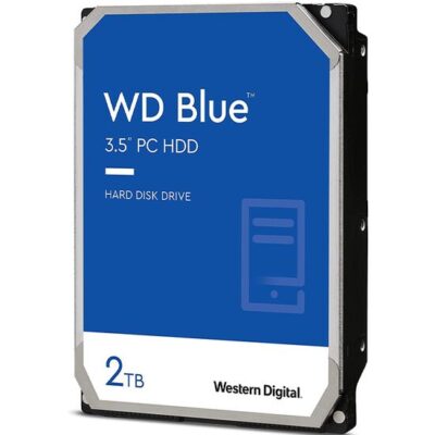 მყარი დისკი HDD SATA 2TB 6GB/S 256GB BLUE WD20EZBX WDC thailand
