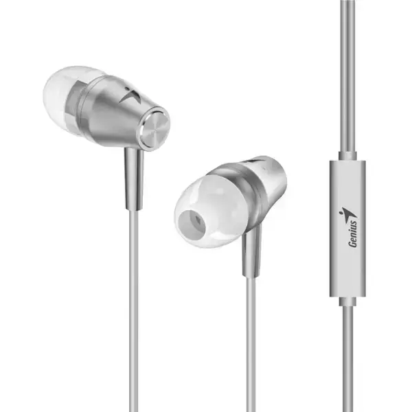 ყურსასმენი HS-M360, Genius Headphones, Silver, hannel, 4pin, 3.5 mm jack